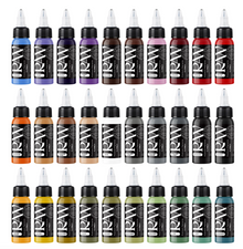 Colour Set 30 x 30ml - RAW Pigments