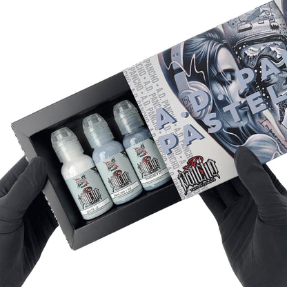 A.D. Pancho Pastel Set v2 - 6x 30ml - World Famous Limitless Tattoo Ink