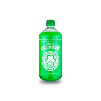 Aloe Tattoo Green Soap - gebrauchsfertig