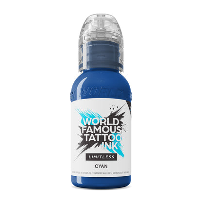 Cyan 30ml - World Famous Limitless Tattoo Ink