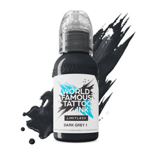 Dark Grey 1 - World Famous Limitless Tattoo Ink - 30 ml