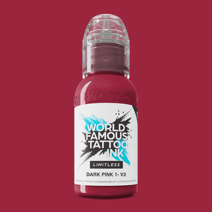 Dark Pink 1 v2 - World Famous Limitless Tattoo Ink - 30 ml
