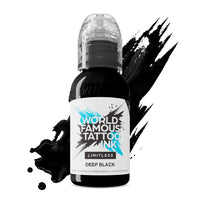 Deep Black - World Famous Limitless Tattoo Ink - 30 ml World Famous Ink 