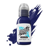 Dark Violet 1 v2 - World Famous Limitless Tattoo Ink - 30 ml World Famous Ink 