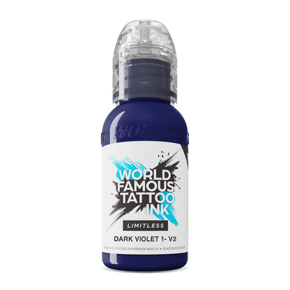 Dark Violet 1 v2 - World Famous Limitless Tattoo Ink - 30 ml