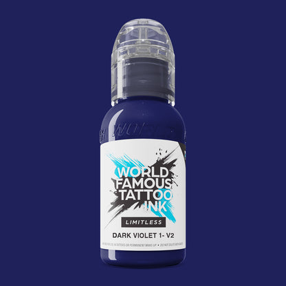 Dark Violet 1 v2 - World Famous Limitless Tattoo Ink - 30 ml