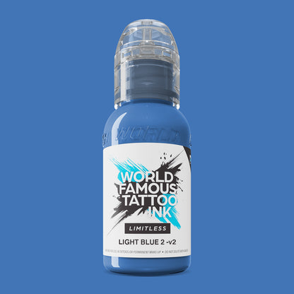 Light Blue 2 v2 30ml - World Famous Limitless Tattoo Ink