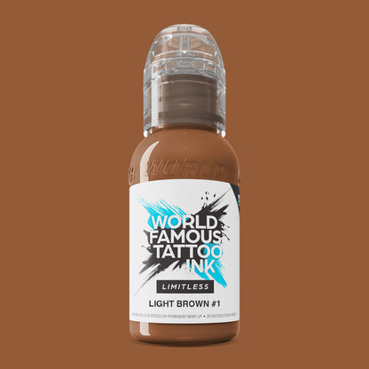 Light Brown 1 - World Famous Limitless Tattoo Ink - 30 ml