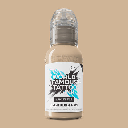 Light Flesh 1 v2 30ml - World Famous Limitless Tattoo Ink