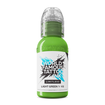 Light Green 1 v2 30ml - World Famous Limitless Tattoo Ink