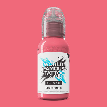 Light Pink 3 30ml - World Famous Limitless Tattoo Ink