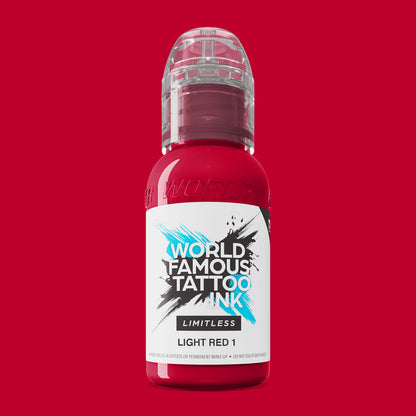 Light Red 1 - World Famous Limitless Tattoo Ink - 30 ml