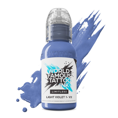 Light Violet 1 v2 30ml - World Famous Limitless Tattoo Ink