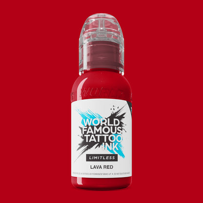 Lava Red - World Famous Limitless Tattoo Ink - 30 ml