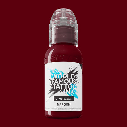 Maroon 30ml - World Famous Limitless Tattoo Ink