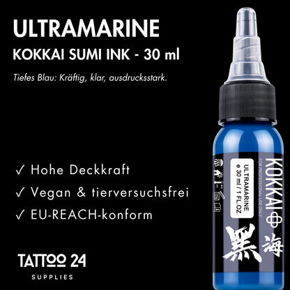 Ultramarine 30ml - Kokkai Sumi Ink Kokkai Sumi Ink 