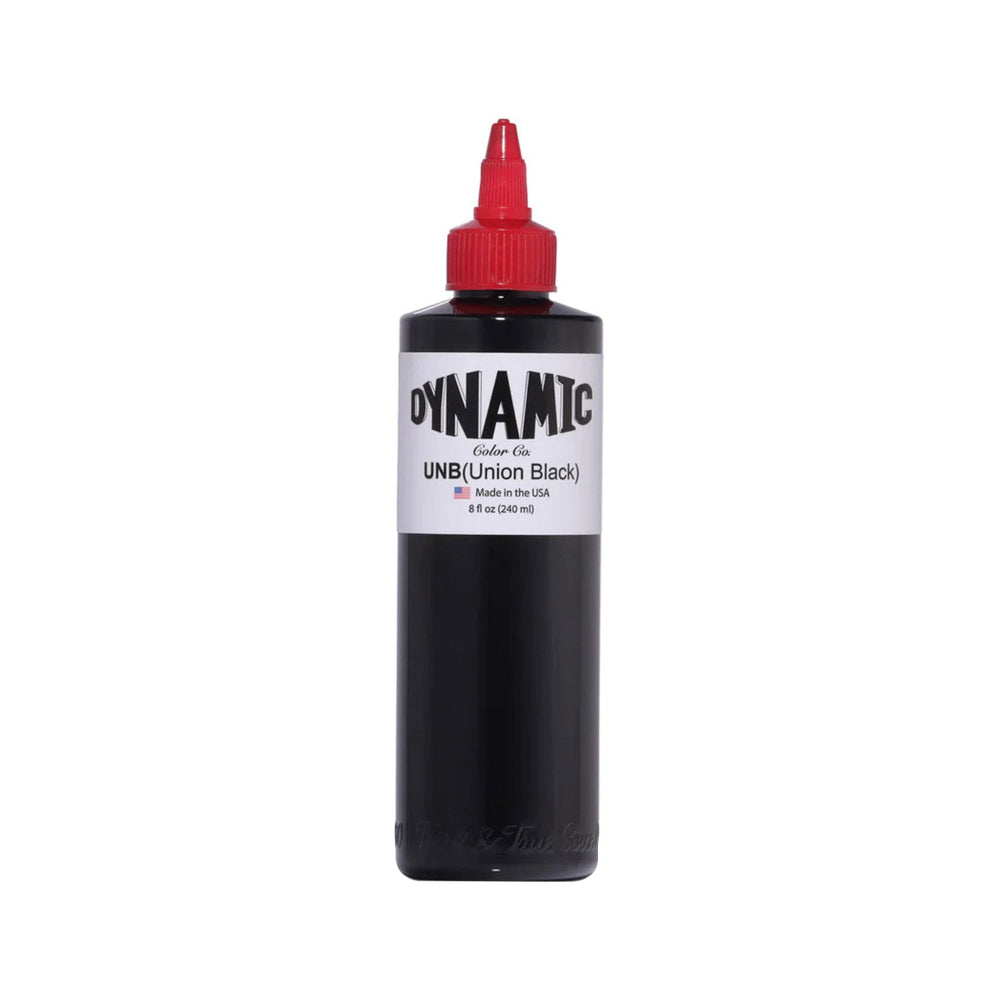 Dynamic union black ink 250ml REACH compliant Tattoofarbe